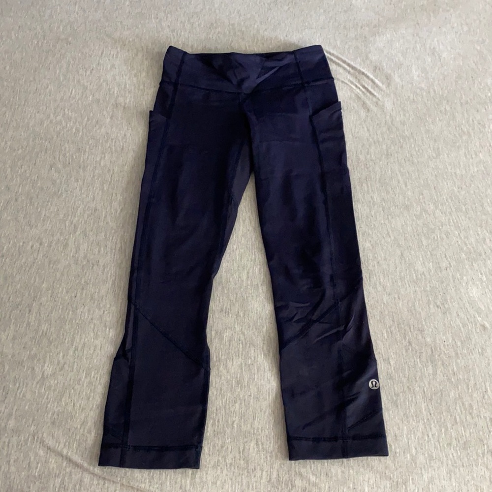Navy Blue Lululemon Leggings (size 2)
